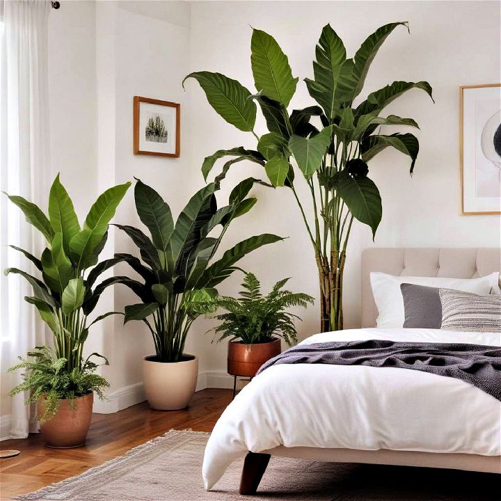 master bedroom indoor plants
