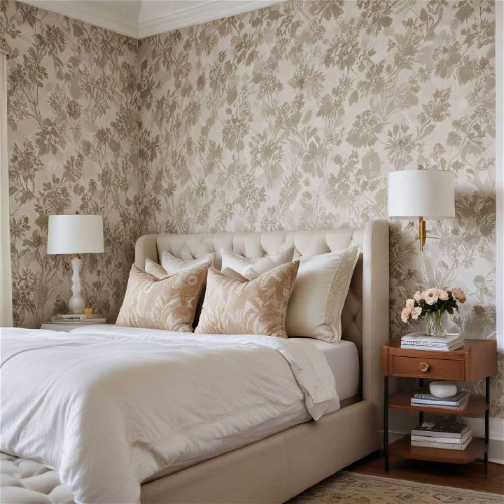 match upholstery pattern to wallpaper