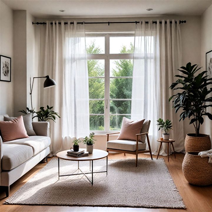 maximize natural light for an airy ambiance