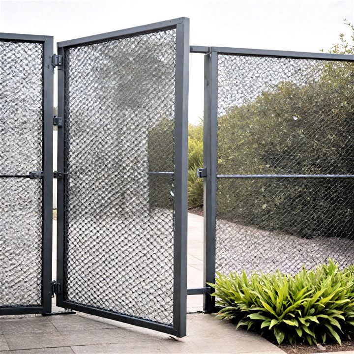 mesh front gate