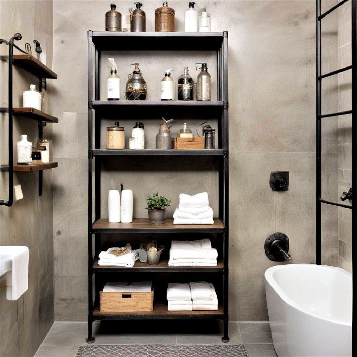 metal accents storage solution