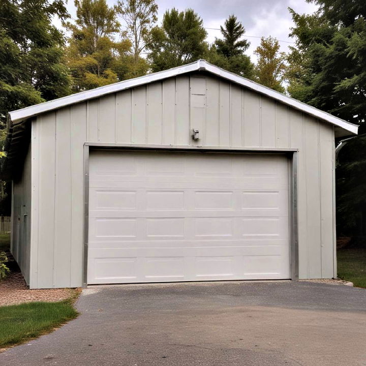 metal detached garage