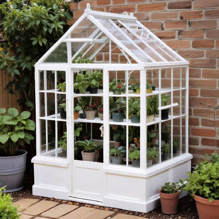 miniature greenhouse small garden