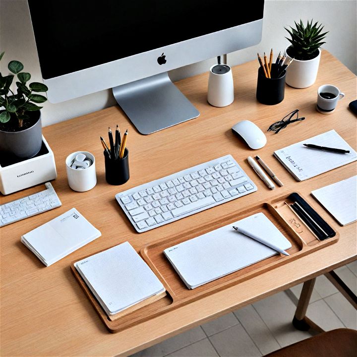 minimalist desk accessories