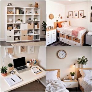 minimalist dorm room ideas