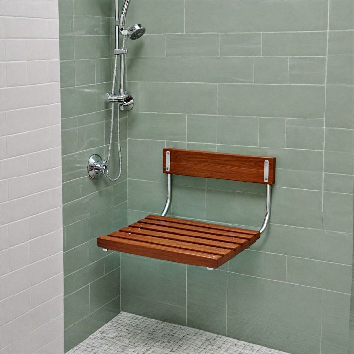 minimalist foldable shower seat