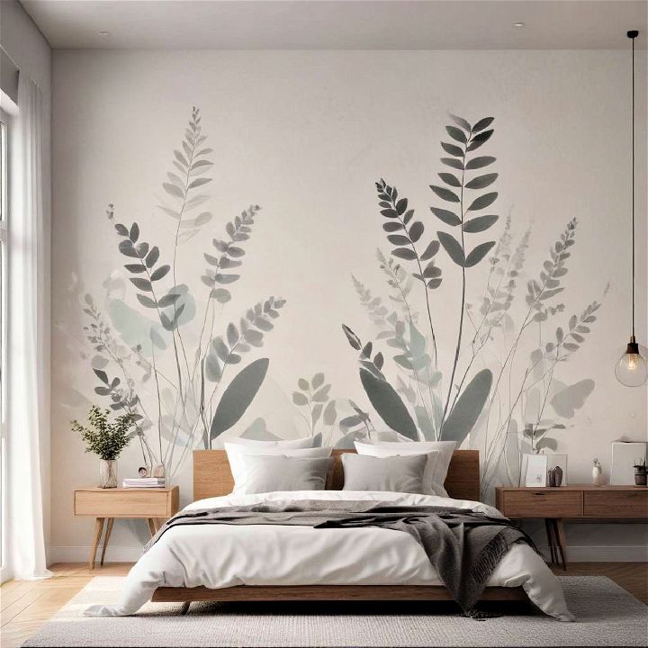 minimalist mural for wall