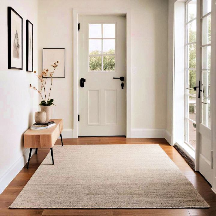 minimalist rug design
