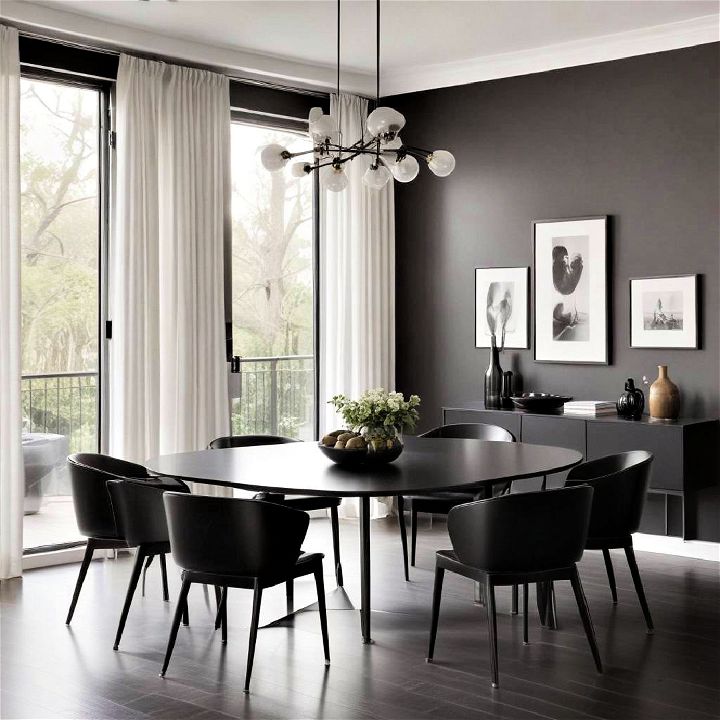 minimalist style modern dining room