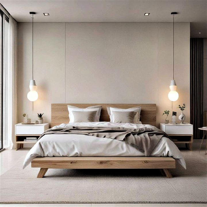minimalistic luxury modern bedroom