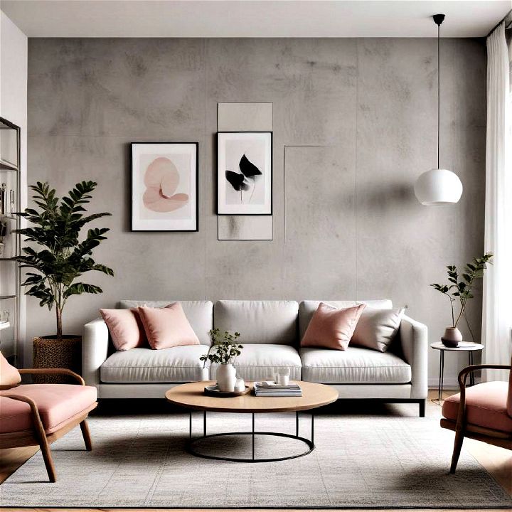 minimal pattern living room