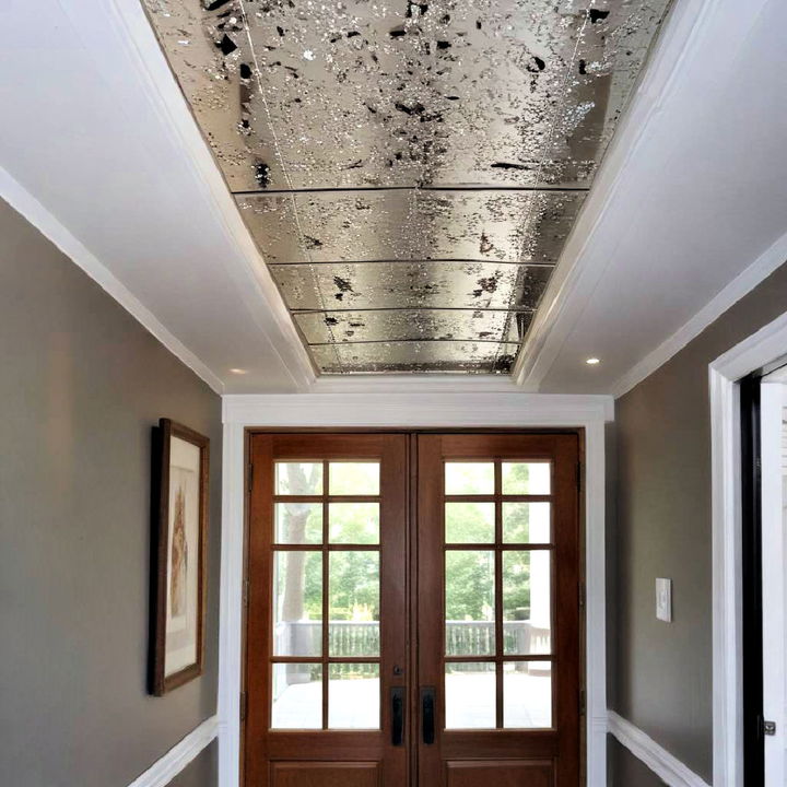 mirrored tray ceiling