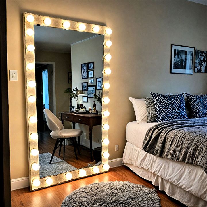 mirrors for dorm room decorating