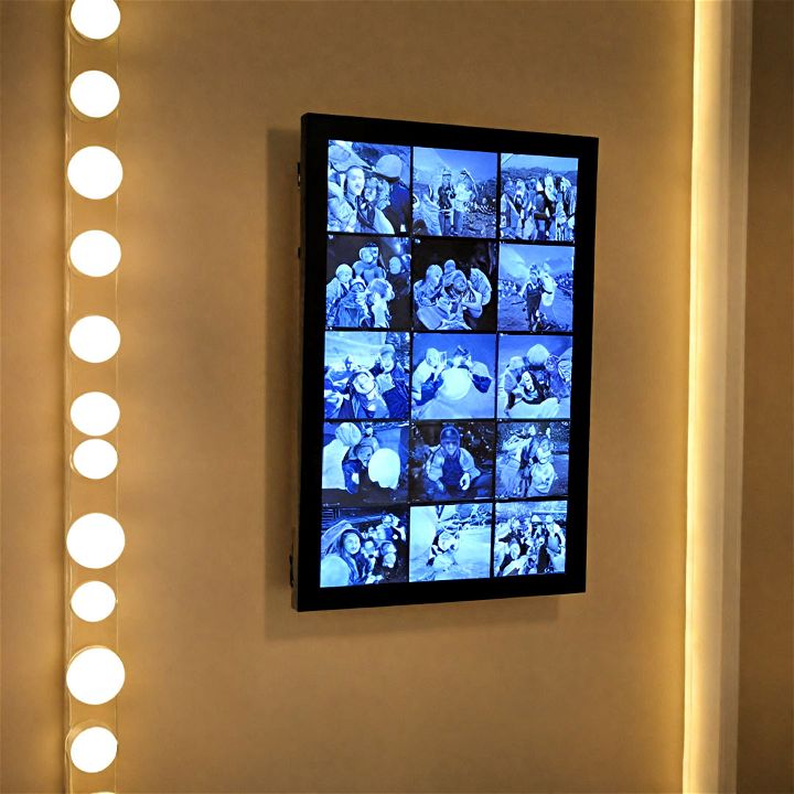 modern and digital photo display