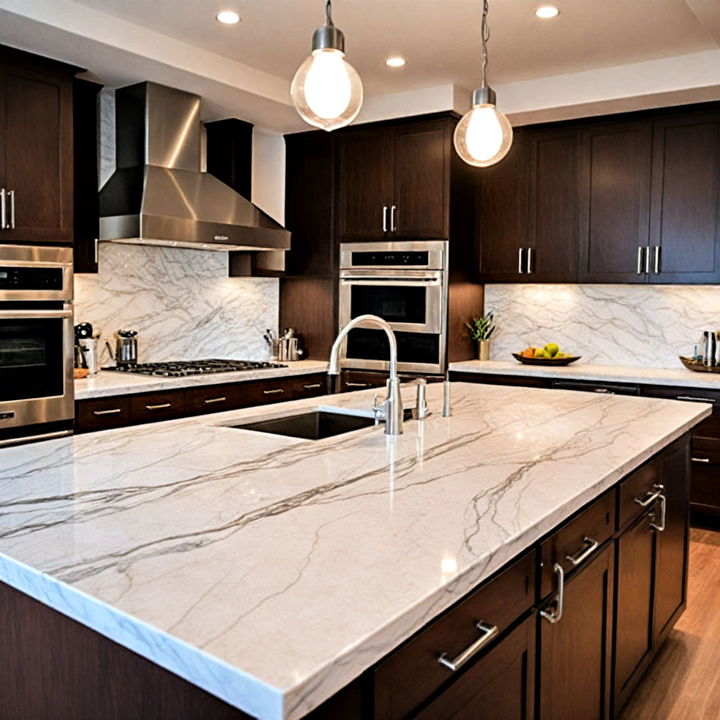 modern and elegant quartz countertop