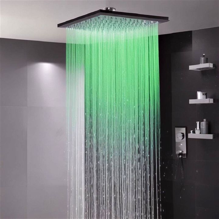 modern ceiling mounted showerhead