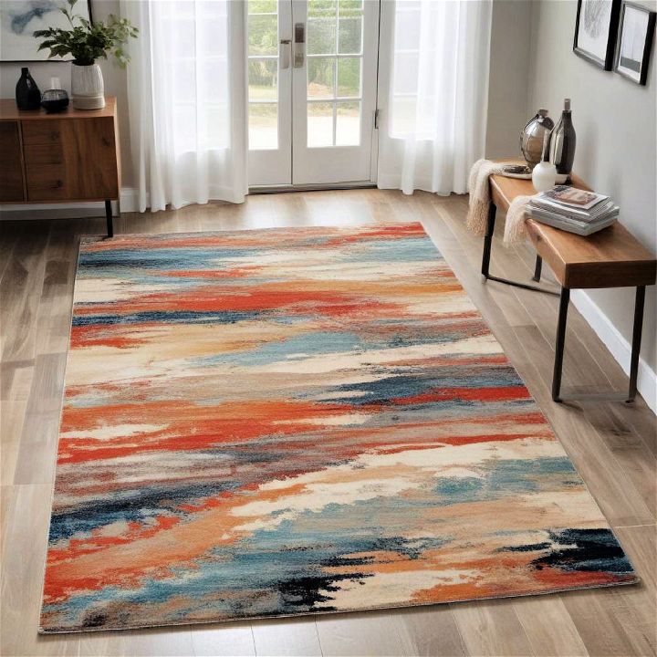 modern contemporary abstract rug