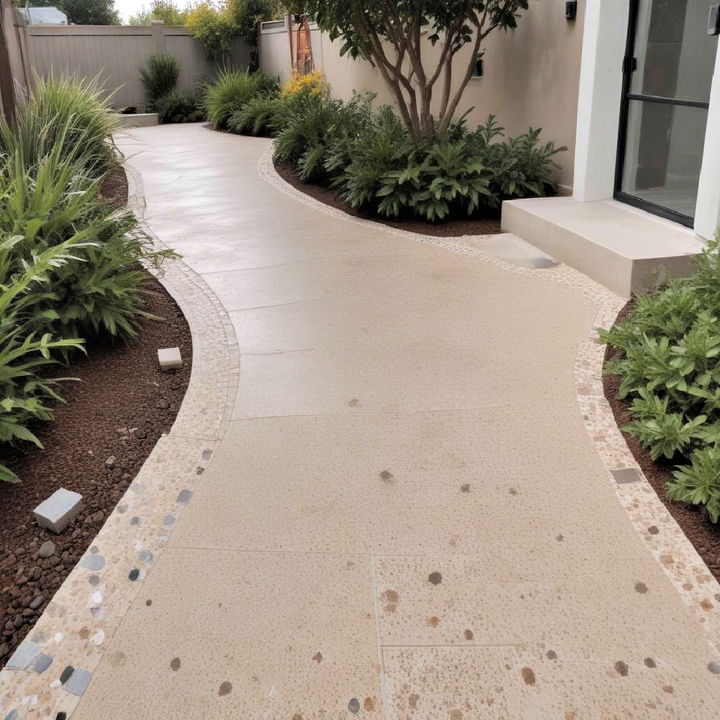 modern elegance terrazzo tiles walkway