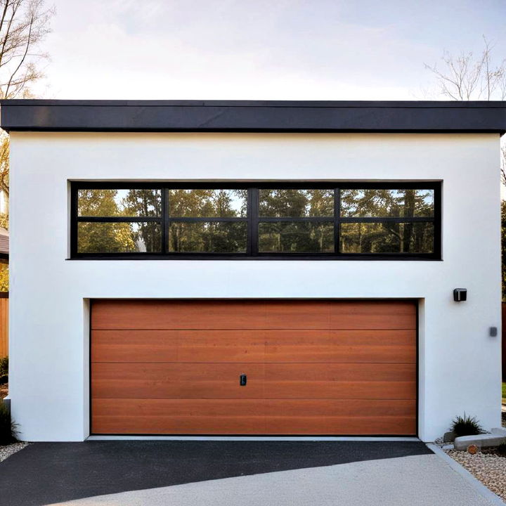 modern garage with sleek design