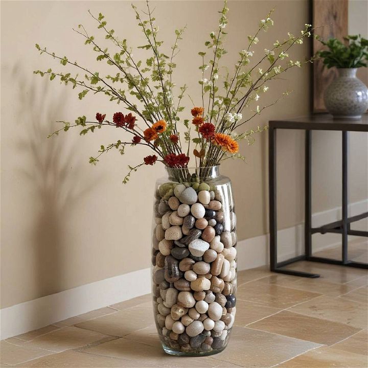 modern natural stones vase