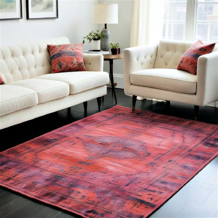 modern overdyed rug