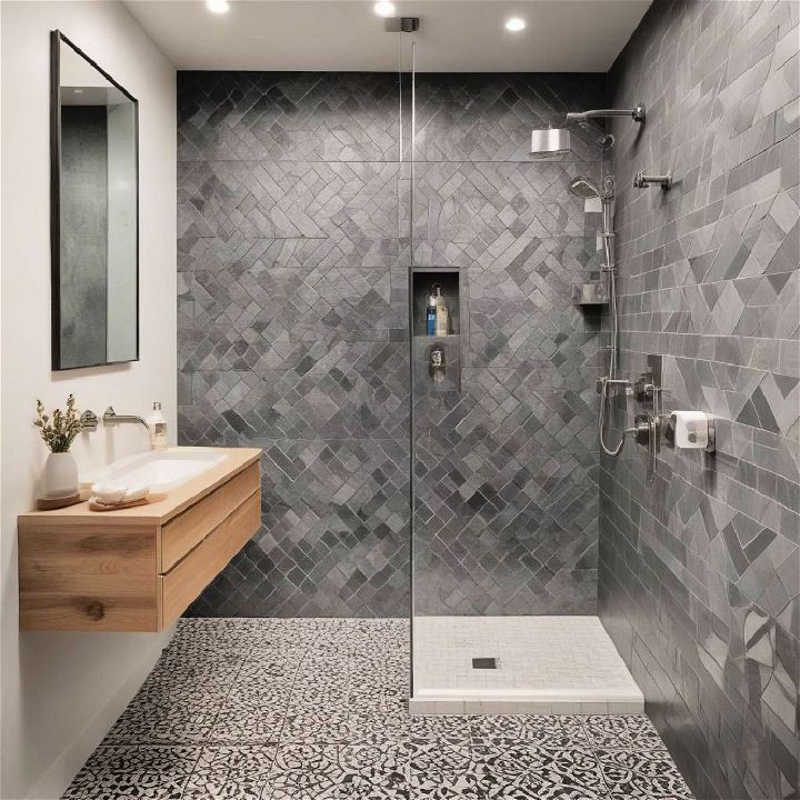 modern patterned tile