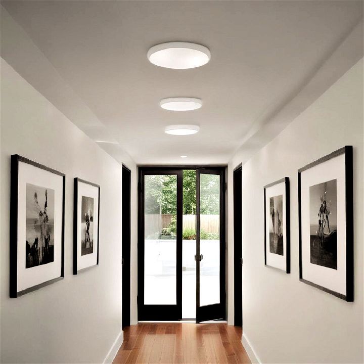 modern recessed hallway lighting