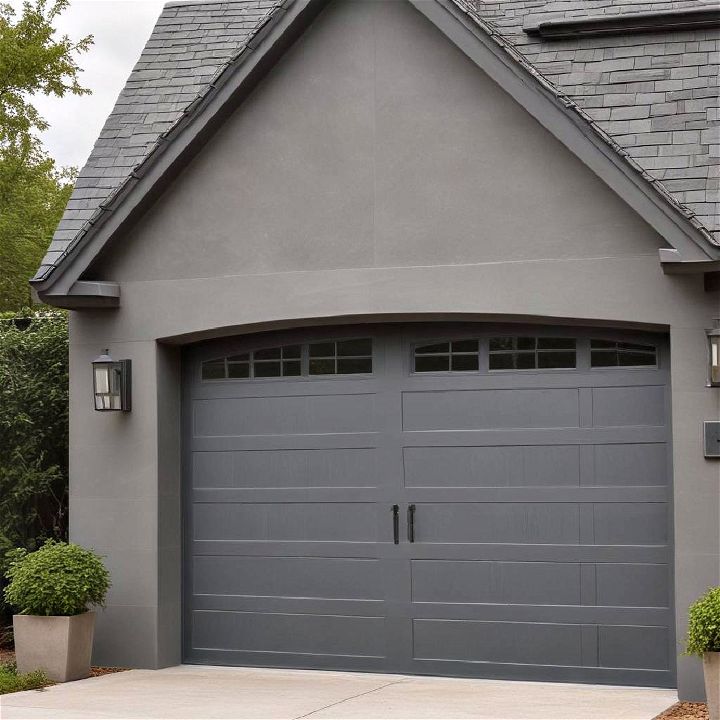 modern slate garage doors
