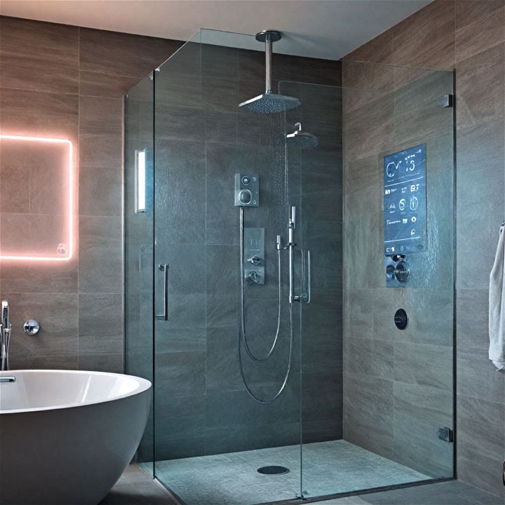 modern smart shower technology