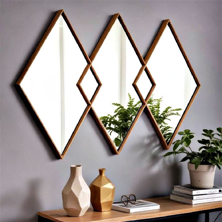 modern twist geometric mirror