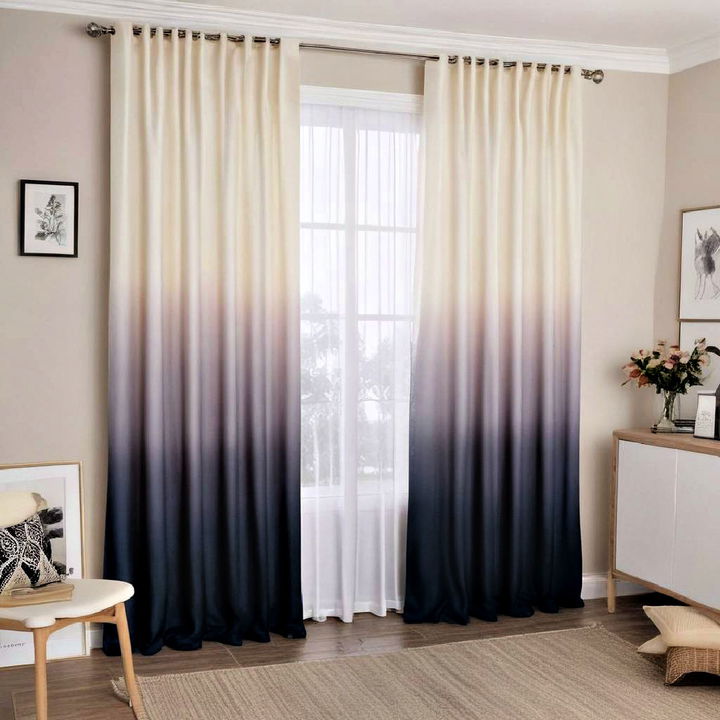 modern twist ombre curtain