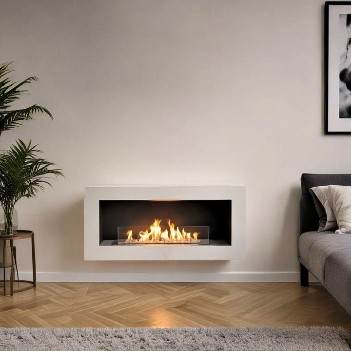 modern ventless bioethanol fireplace