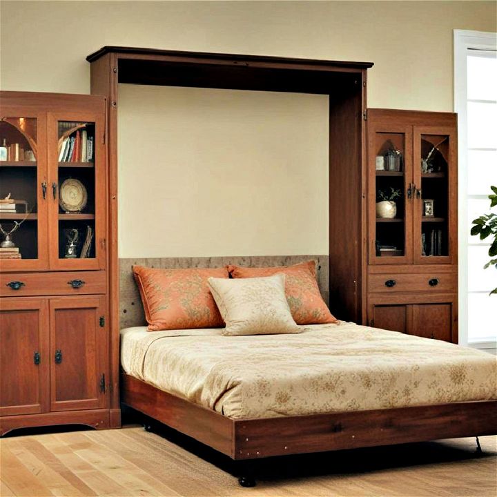 modern vintage style murphy bed