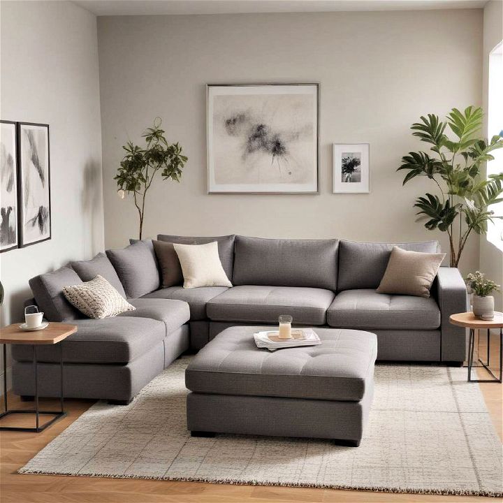 modular furniture like sectional sofas