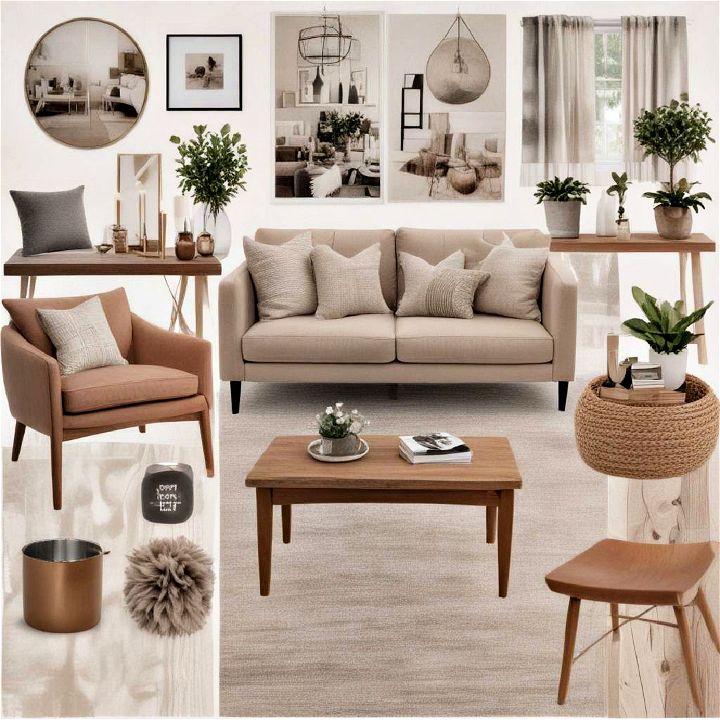 mood boards for cozy living room ideas