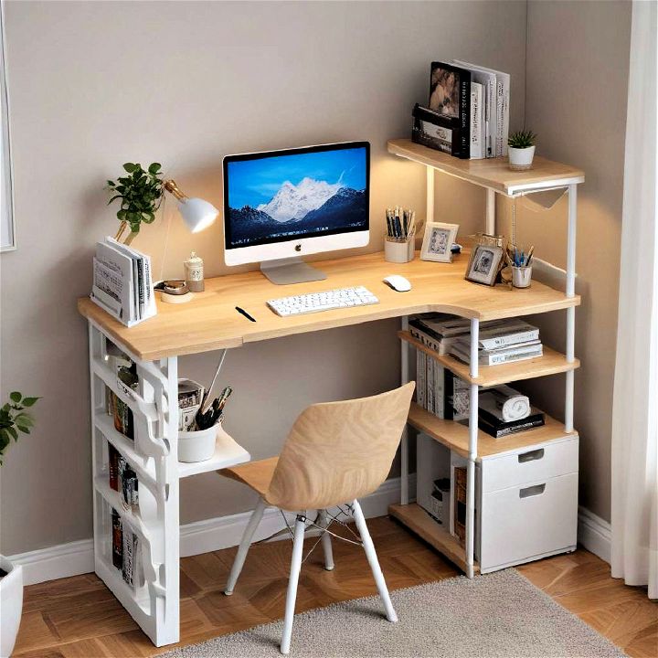 multi functional desk for bedroom office