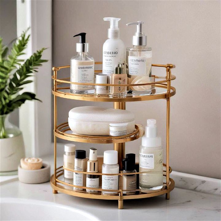multi level stand for your beauty products