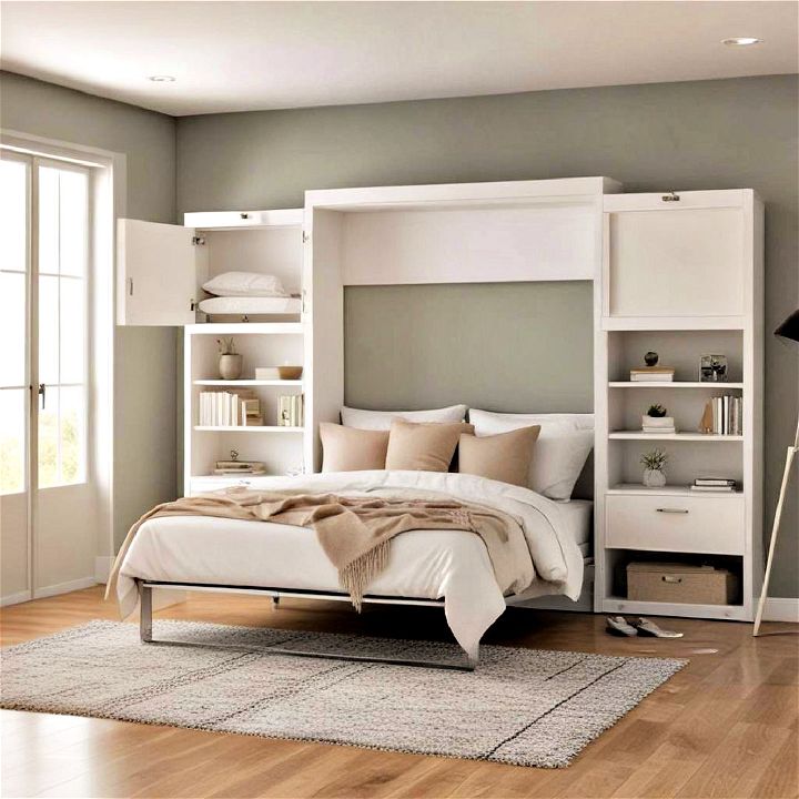 murphy bed with pull out nightstands