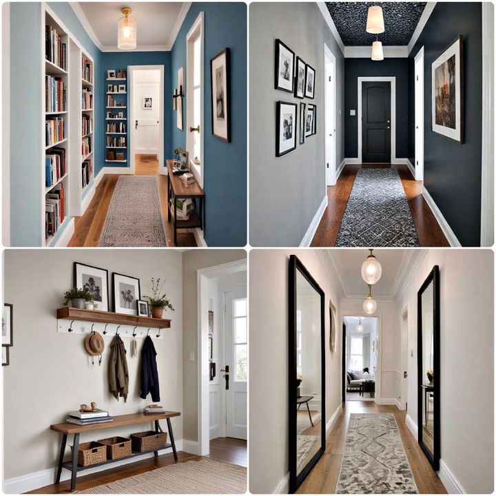 narrow hallway ideas