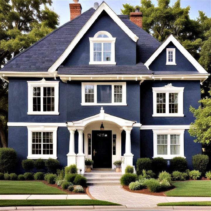 navy blue paint for a sophisticated look