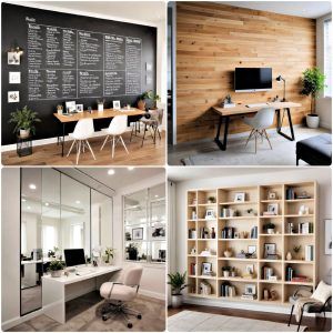 office accent wall ideas