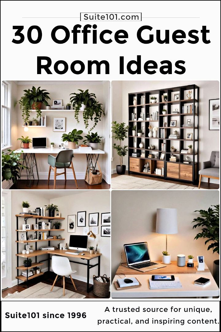 office guest room ideas to try