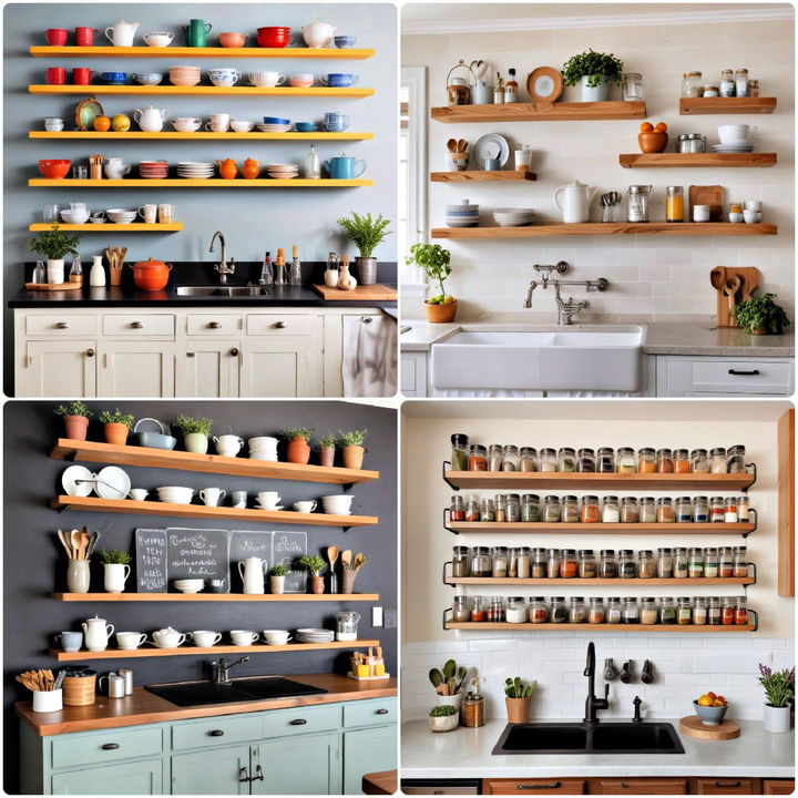 open shelving kitchen ideas