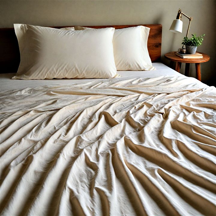 organic and durable cotton sheet