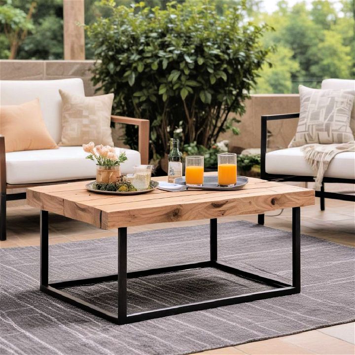 outdoor coffee table for patio