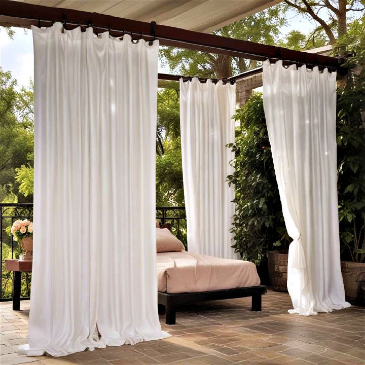 outdoor curtains for bedroom