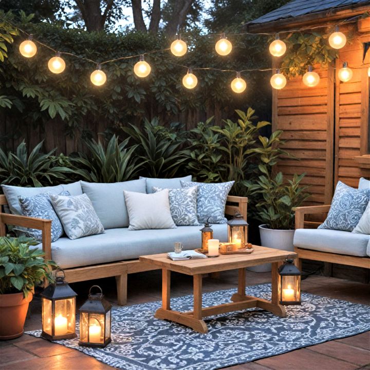 outdoor lighting to create a magical haven