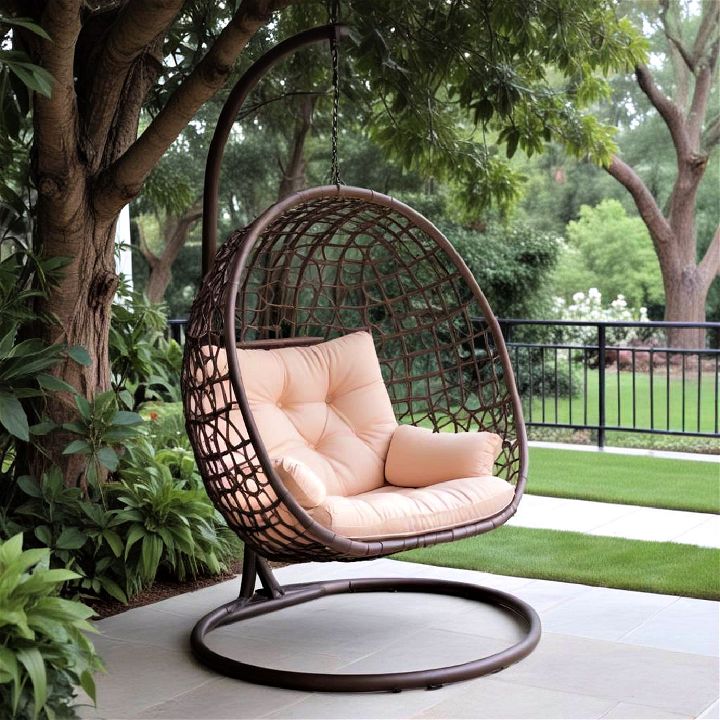 outdoor swing chair for patio