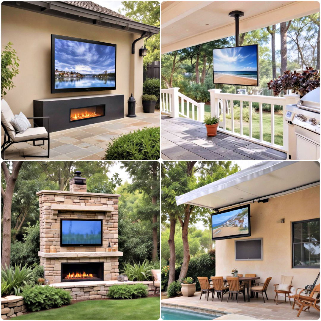 Best Inexpensive Outdoor Tv 30 Outdoor TV Ideas for Every Backyard