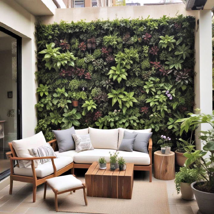 outdoor vertical garden